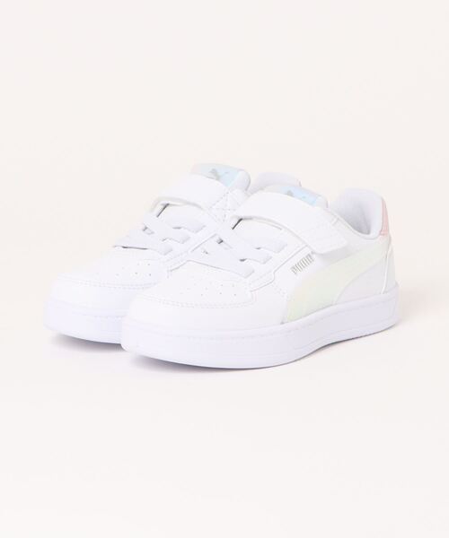 [PUMA] スニーカー ケーブン 2.0 CAVEN 2.0 ホワイトブルー PUMA スニーカー プーマ CAVEN 2.0 HOLO AC+ PS キッズ