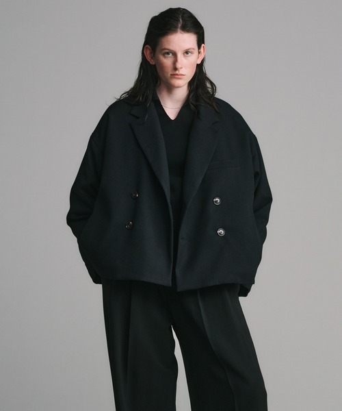 ダウンジャケット ダウン 「miffew/ミフュー」DOUBLE BREASTED TAILORED DOWN JACKET メンズの画像