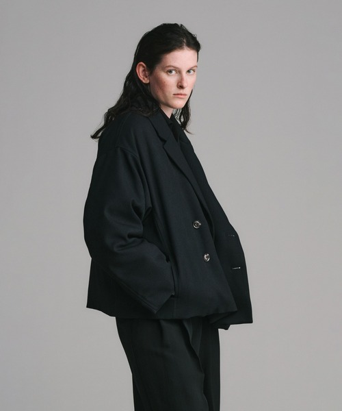 ダウンジャケット ダウン 「miffew/ミフュー」DOUBLE BREASTED TAILORED DOWN JACKET メンズの画像