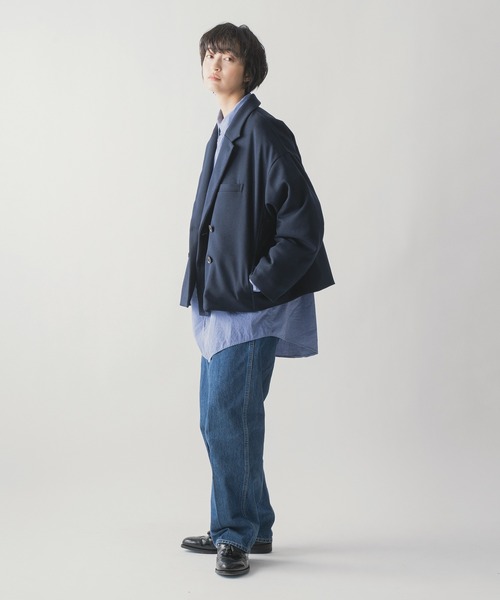 ダウンジャケット ダウン 「miffew/ミフュー」DOUBLE BREASTED TAILORED DOWN JACKET メンズの画像