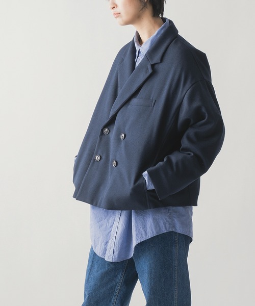 ダウンジャケット ダウン 「miffew/ミフュー」DOUBLE BREASTED TAILORED DOWN JACKET メンズの画像