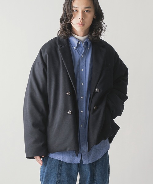 ダウンジャケット ダウン 「miffew/ミフュー」DOUBLE BREASTED TAILORED DOWN JACKET メンズの画像