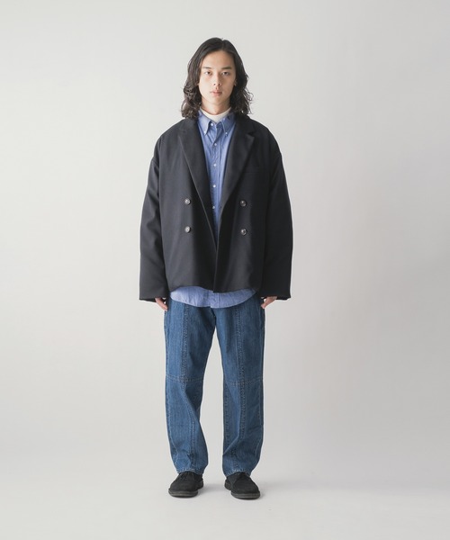 ダウンジャケット ダウン 「miffew/ミフュー」DOUBLE BREASTED TAILORED DOWN JACKET メンズの画像