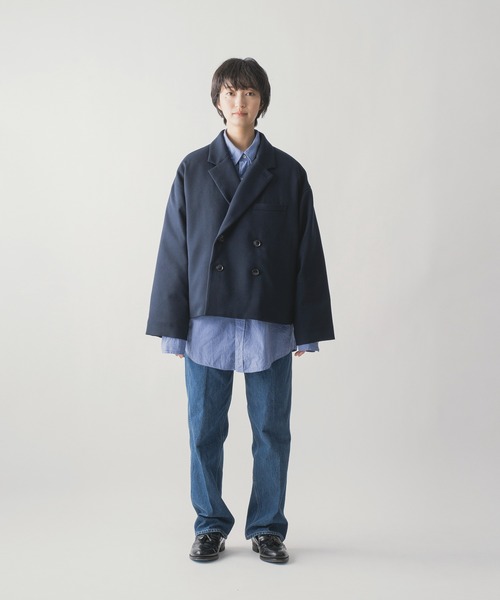 ダウンジャケット ダウン 「miffew/ミフュー」DOUBLE BREASTED TAILORED DOWN JACKET メンズの画像