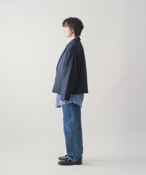 ダウンジャケット ダウン 「miffew/ミフュー」DOUBLE BREASTED TAILORED DOWN JACKET メンズの画像
