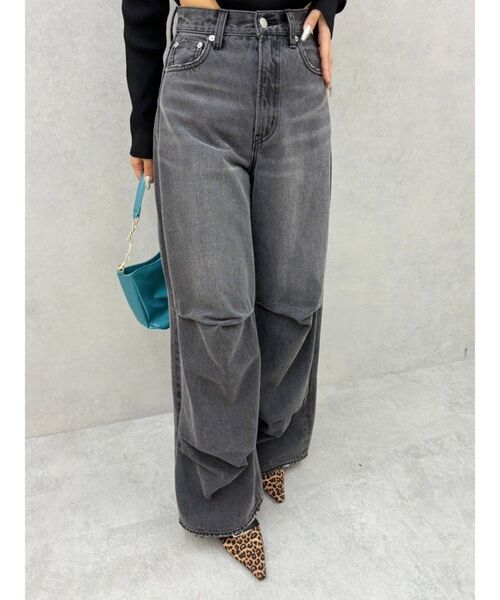 【evris】 デニムパンツ EVRIS ジーンズ デニム デニムパンツ 「再生産！」サイドカッティング