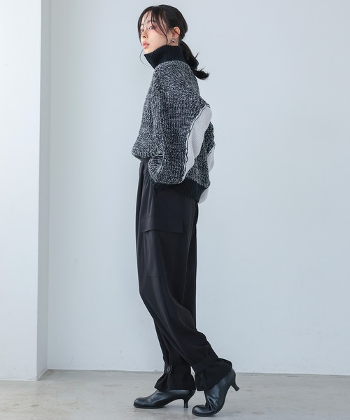 itto カーゴパンツ 2WAY裾ボタンストレッチカーゴパンツ