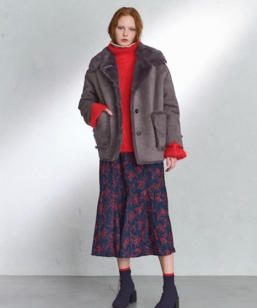 Muel Chic（ミュエルシック） コート アウター Verny reversible fur