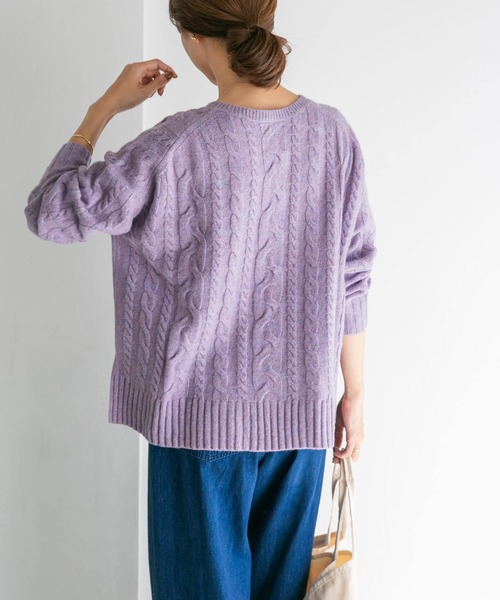 URBAN RESEARCH DOORS ニット セーター ハミルトンウールアラン