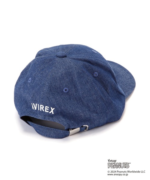 PEANUTS キャップ 帽子 「AVIREX×PEANUTS」DENIM CAP