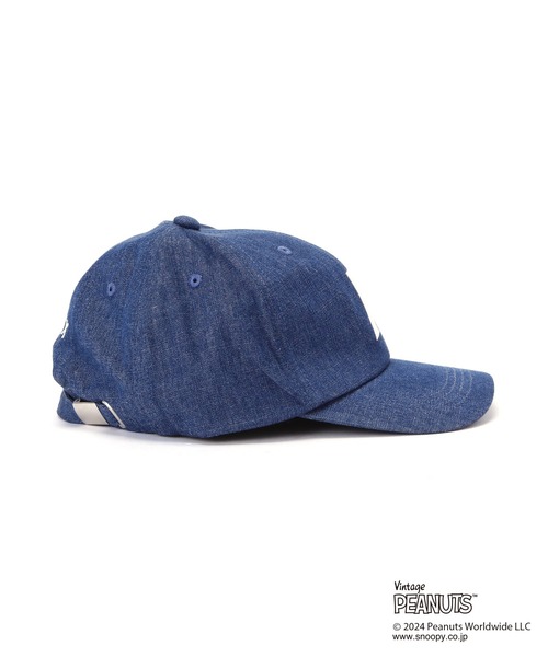 AVIREX PEANUTS スヌーピー キャップ　コラボ　新品 PEANUTS キャップ 帽子 「AVIREX×PEANUTS」DENIM CAP