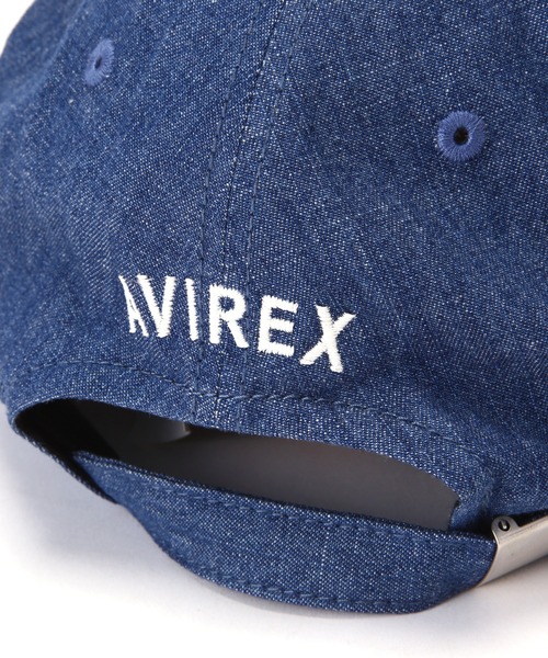 AVIREX PEANUTS スヌーピー キャップ　コラボ　新品 PEANUTS キャップ 帽子 「AVIREX×PEANUTS」DENIM CAP