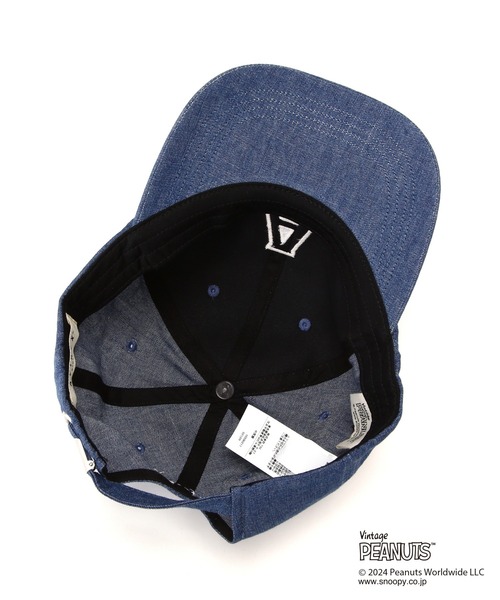 AVIREX PEANUTS スヌーピー キャップ　コラボ　新品 PEANUTS キャップ 帽子 「AVIREX×PEANUTS」DENIM CAP