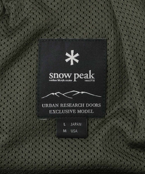 snow peak パンツ 「別注」Snow Peak Apparel×DOORS 2L Octa