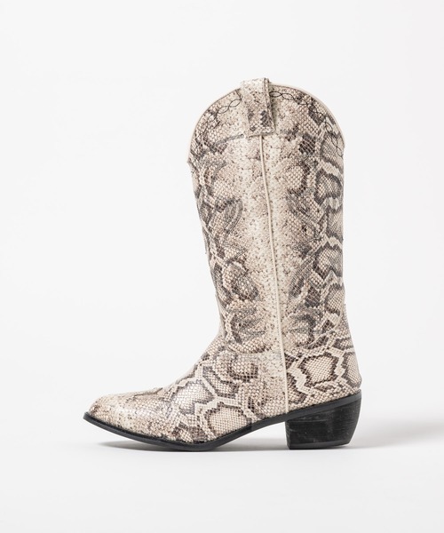 soerte ブーツ Cow Leather Western Long Boots / カウレザー