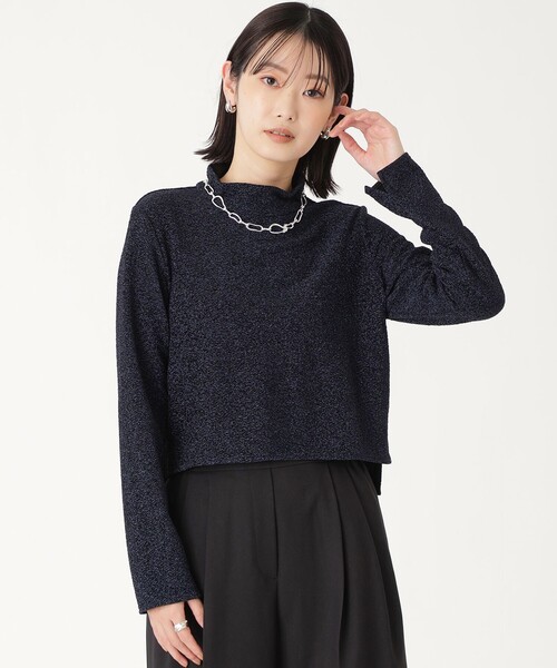tシャツ 「1枚で着映える/セットアップ」シャイニープルオーバー レディース