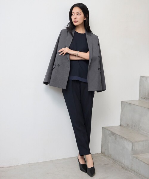 ICB  LooseWeave ダブルブレストジャケット セール】LooseWeave ダブルブレストジャケット（テーラード