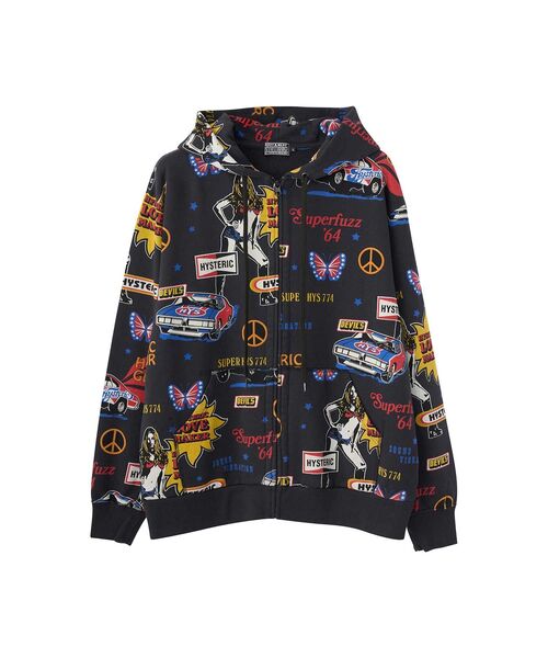 HYSTERIC glamour パーカー HYSTERIC GLAMOUR パーカー LOVE MAKER柄 メンズ : ZOZOTOWN