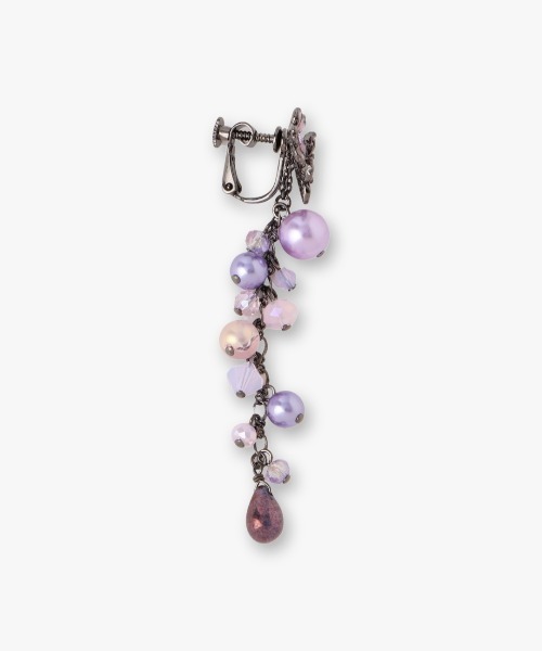 【ANNA SUI】即対応 夜桜と蝶モチーフ イヤリング ANNA SUI イヤリング 夜桜と蝶モチーフ レディース : ZOZOTOWN