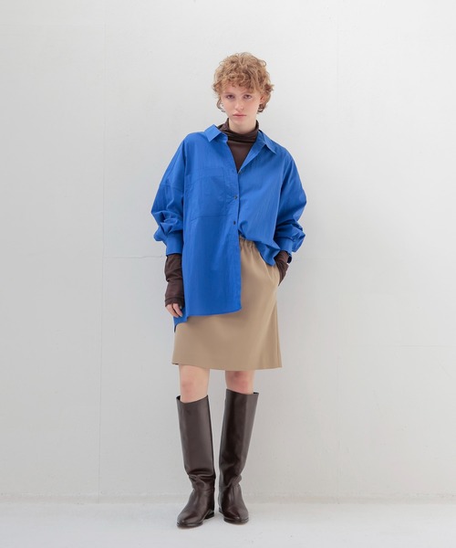 DRESSLAVE ブラウス シャツ new model asymmtric shirt(ニュー