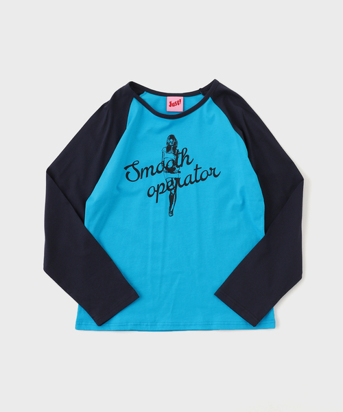 tシャツ 「Geek Office / ギークオフィス」JUST/ ジャスト RAGLAN SLEEVE TEE レディース メンズ