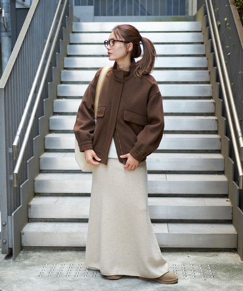 FRAMeWORK（フレームワーク） ブルゾン - ネイビー レディース