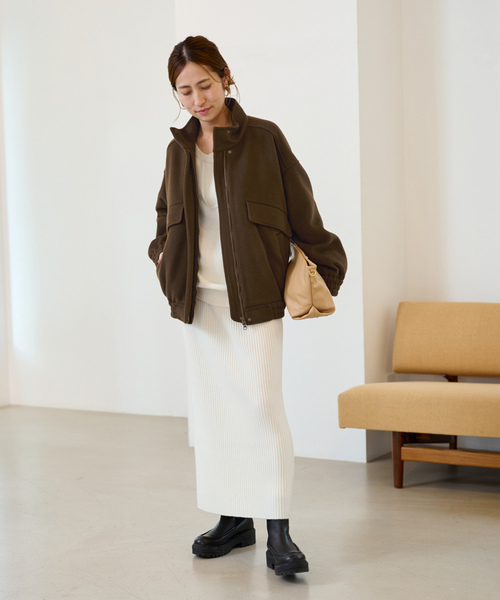 FRAMeWORK（フレームワーク） ブルゾン - ネイビー レディース