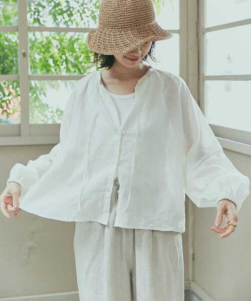 リネンはしごレースブラウス 楽天市場】【SALE／20%OFF】リネンハシゴレースブラウス URBAN