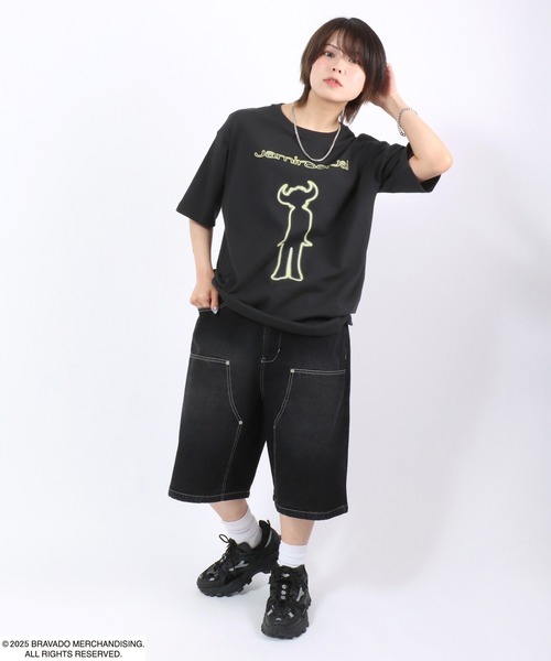 tシャツ 「JAMIROQUAI/ジャミロクワイ」ネオンプリントロゴTシャツ レディース メンズ セール】【JAMIROQUAI/ジャミロクワイ】ネオンプリントロゴT
