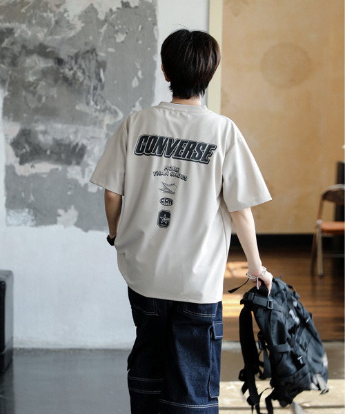 メンズ カジュアル レターロゴ 半袖 コットンTシャツ ルーズ CLEL シャツ 「CLEL」TR Loose Half Sleeve Regular Collor