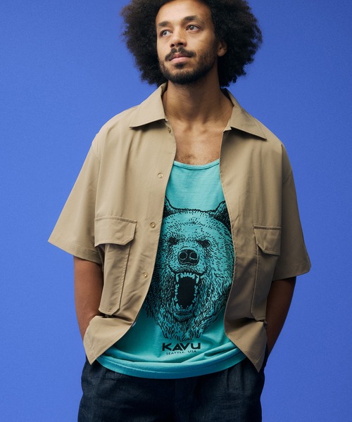 KAVU タンクトップ KAVU/カブー Bear Tanktop/ベアタンクトップ