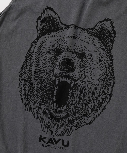 KAVU タンクトップ KAVU/カブー Bear Tanktop/ベアタンクトップ