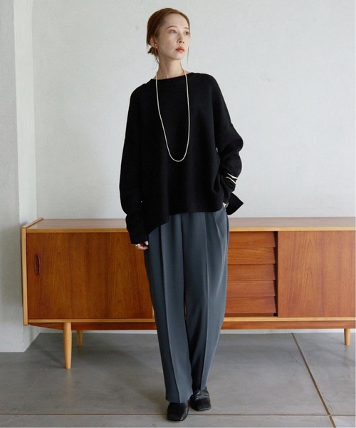 美品　SLOBE IENA グレー 長袖ニット SLOBE IENA 「SLOBE IENA」 長袖ニット - グレー レディース