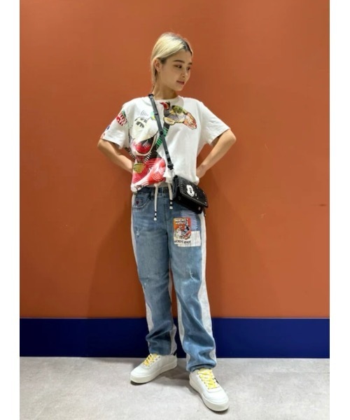 [Desigual] Denim брюки L серый женский 