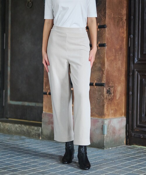 「DRESSTERIOR」 コーデュロイパンツ 38 ブラック レディース_画像2