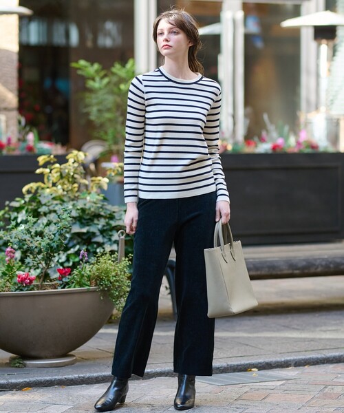 「DRESSTERIOR」 コーデュロイパンツ 38 ブラック レディース_画像4