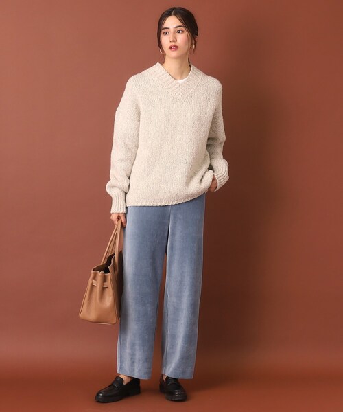 「DRESSTERIOR」 コーデュロイパンツ 38 ブラック レディース_画像6