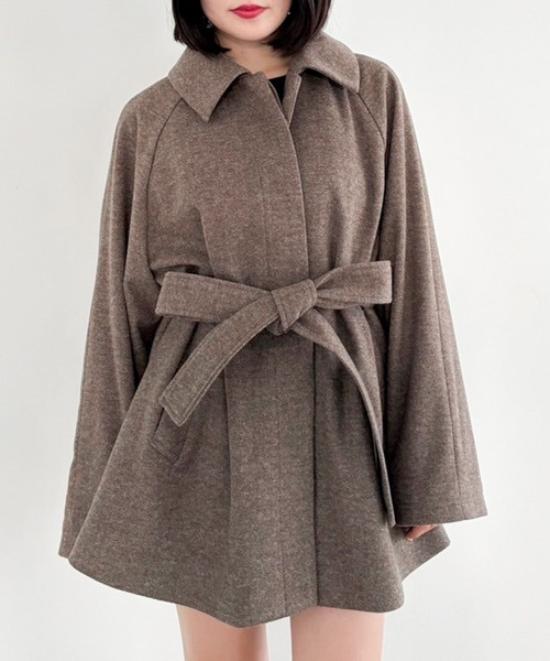 「Heather」 ステンカラーコート FREE ブラウン系その他 レディース_画像7