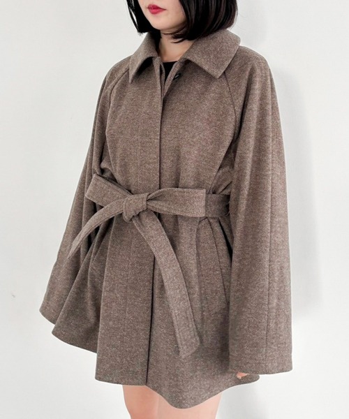 「Heather」 ステンカラーコート FREE ブラウン系その他 レディース_画像8