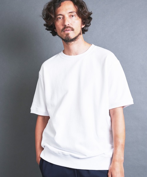 Tシャツ(半袖/袖なし) argue GIZA COTTON SILKY RIB T-SHIRTS SUVIN GIZA PREMIUM POISE T-SHIRTS/WHITE | ARGUE