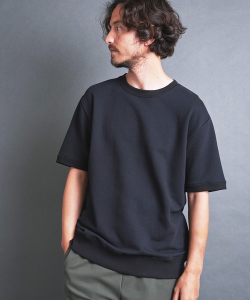 Magine（マージン） tシャツ CTN RIB SWEAT TEE S/S:コットン 半袖
