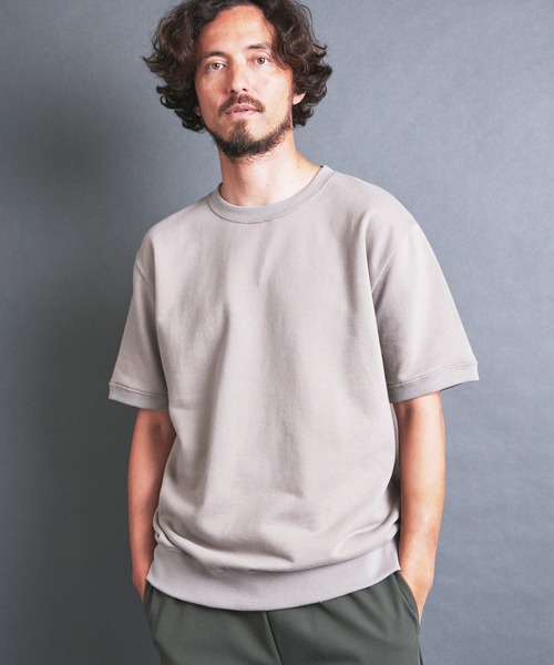 Tシャツ(半袖/袖なし) sachat Round Rib T-shirt AZUL BY MOUSSY | ネックジャガードロゴ半袖Tシャツ (Tシャツ