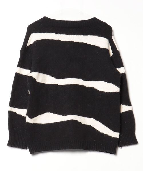 「meJane」 ニットカーディガン FREE ブラック レディース_画像2