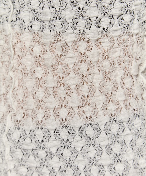 STUDIOUS tシャツ 「STUDIOUS/ステュディオス」Stretch Lace