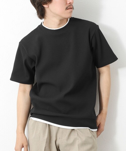 NOLLEY'S tシャツ 「IRM」「吸水速乾/UVカット」ワッフル