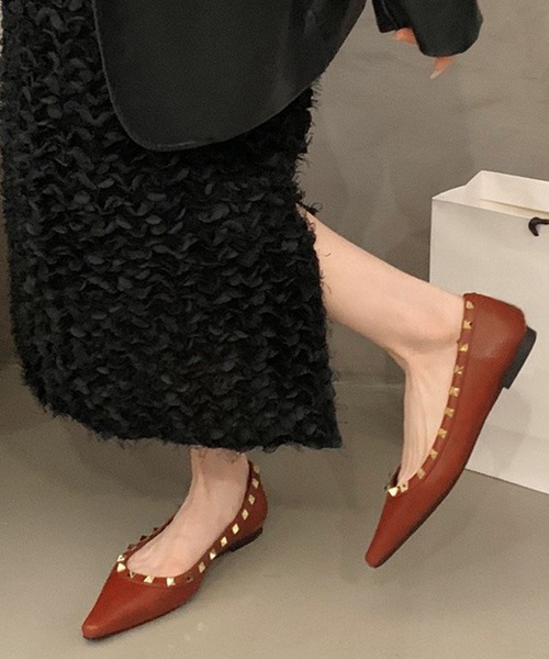 アッシュスタッズ使いパンプスサイズ36 ASH（アッシュ） パンプス ASH/アッシュ「BRENDHA」スタッズベルト