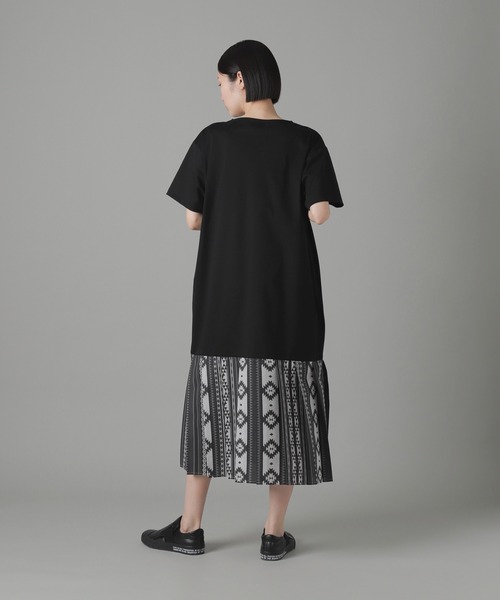 ZUCCa（ズッカ） ワンピース エスニックプリントドッキング