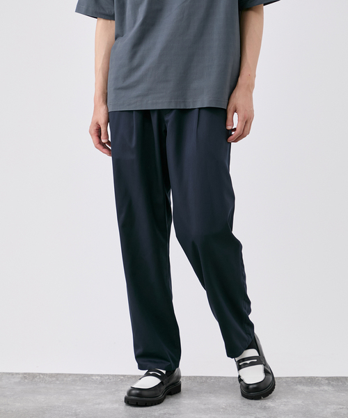 wax✖️BLUCO パンツ グレー XL B.C STOCK スラックス 「洗える/UVカット/防シワ」COOLFIBER