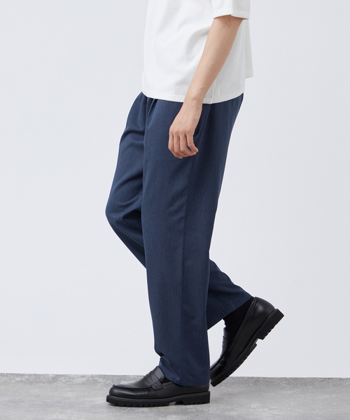 B.C STOCK スラックス 「洗える/UVカット/防シワ」COOLFIBER