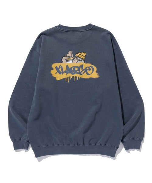 XLARGE ネイビー イエロー トレーナー XLARGE ネイビー イエロー トレーナー L - メルカリ